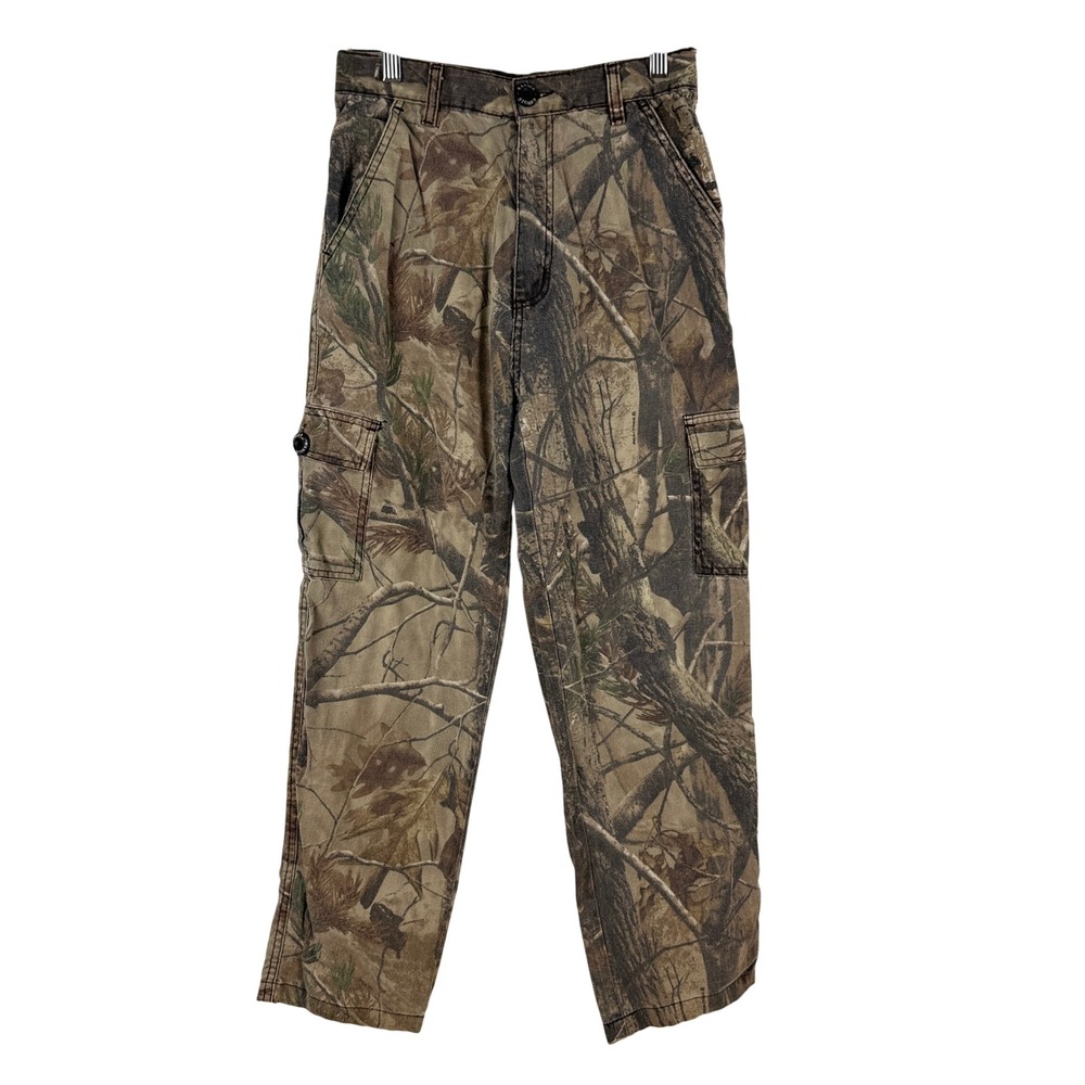 Kids Ranger Real Tree Camo Cargo Pants Outdoor Hunting Fishing Boys Girls‎ 16